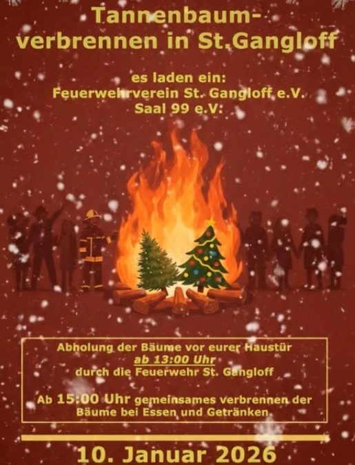🎄🔥 Tannenbaumverbrennen: Wir laden ein!