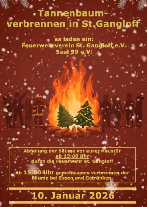 🎄🔥 Tannenbaumverbrennen: Wir laden ein!